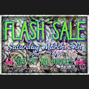 **Flash Sale** Starting in 3 hours ♡